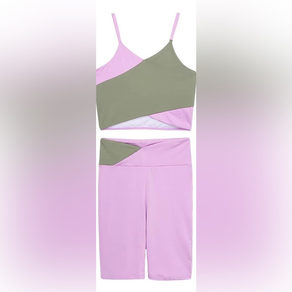 NWOT. Habitual Two-piece Active Set (Girls size 14)